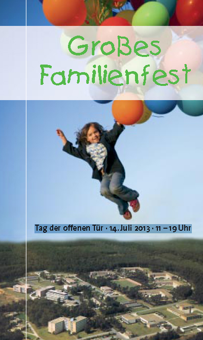 Großes Familienfest in der Haardklinik Sonntag, den 14. Juli 2013 · 11 – 19Uhr