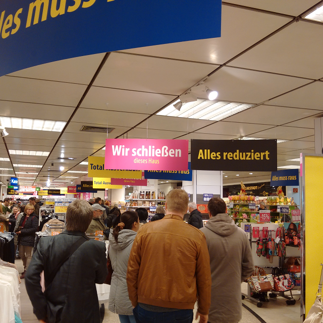 Karstadt schließt in Recklinghausen 