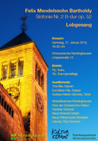 "Lobgesang" von Felix Mendelssohn Bartholdy in der Christuskirche am Samstag, 27. Januar um 19:30 Uhr