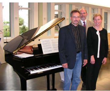 Jürgen Bahl, Peter Burkowski und Elke Cernysev 