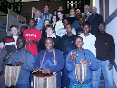 Tansan. Delegation im Rathaus Recklinghausen